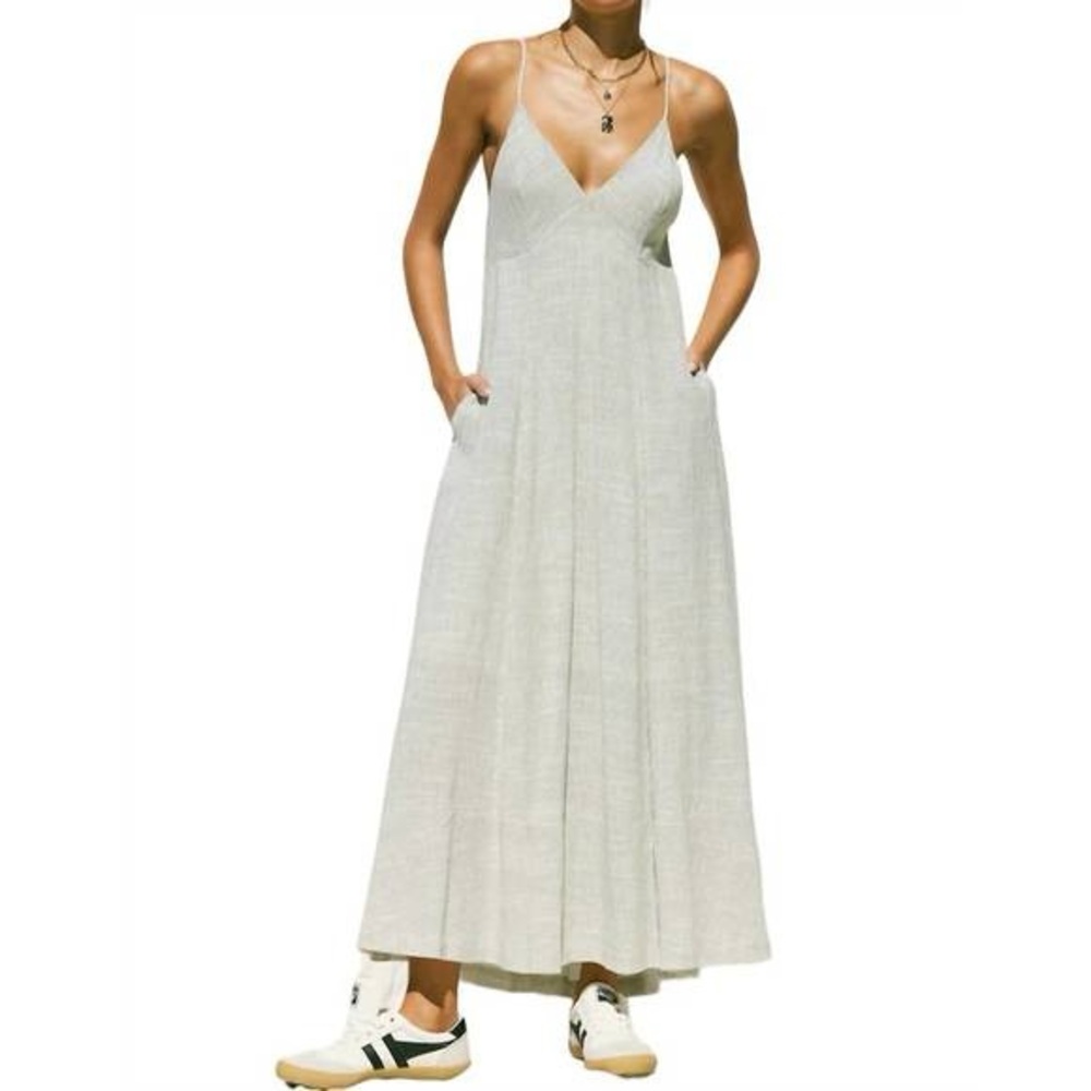ILLA Cream Maxi Dress